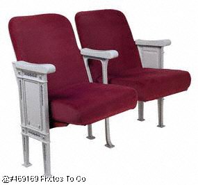 Movie theater chairs